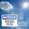 Signmission Diesel Fuel OSHA Notice Sign, Vinyl Decal, 10in W x 7in L, 2PK OS-2PACK-NS-D-710-L-11008 - alternate 6